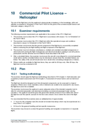 10 Commercial Pilot Licence - Helicopter