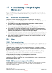 15 Class Rating - Single Engine Helicopter