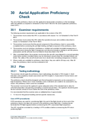 30 Aerial Application Proficiency Check