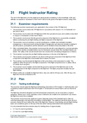 31 Flight Instructor Rating