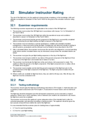 32 Simulator Instructor Rating