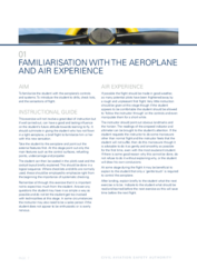 01 Familiarisation with the Aeroplane and Air Experience