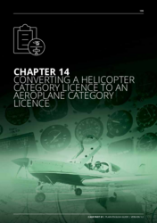 Chapter 14: Converting a Helicopter Category Licence to an Aeroplane Category Licence