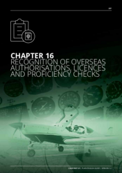 Chapter 16: Recognition of Overseas Authorisations, Licences and Proficiency Checks