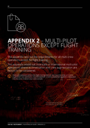 Appendix 2: Multi-Pilot Operations Except Flight Training
