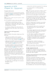 Appendix A: MOS Chapter 26 − Equipment